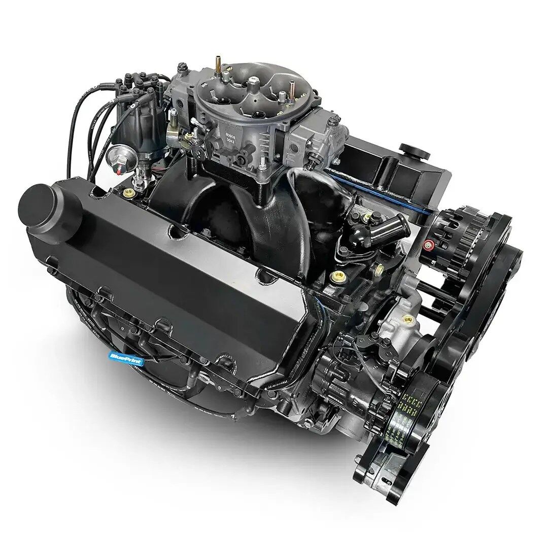 GM Big Block Compatible 632 c.i. Pro Series Engine - 815 Horsepower - Blackout Reaper Edition - Deluxe Dressed - Black Pulley Kit - Fuel Injected - Image 3