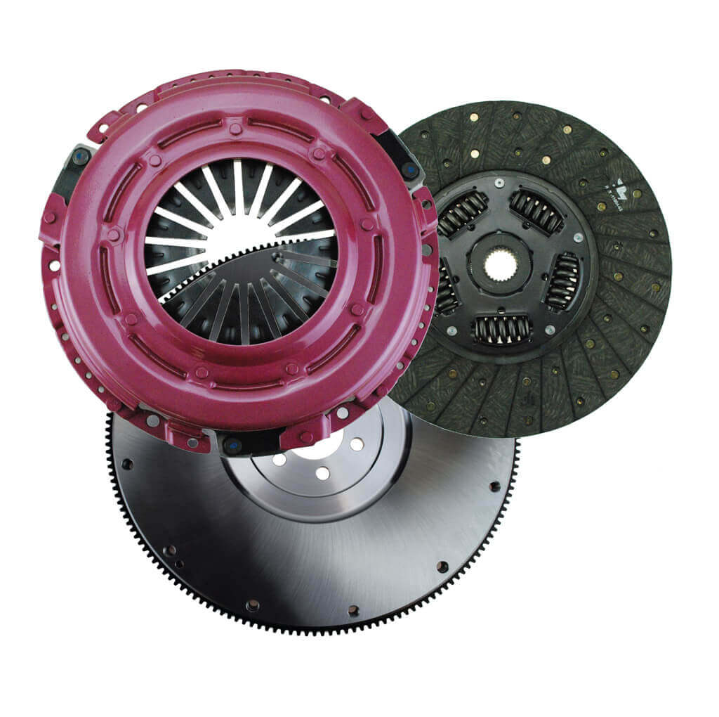 RAM HDX 500HP Street Performance Organic Clutch Kit With Flywheel - GM LS/LT 8 Bolt 12" x 26 Spline
