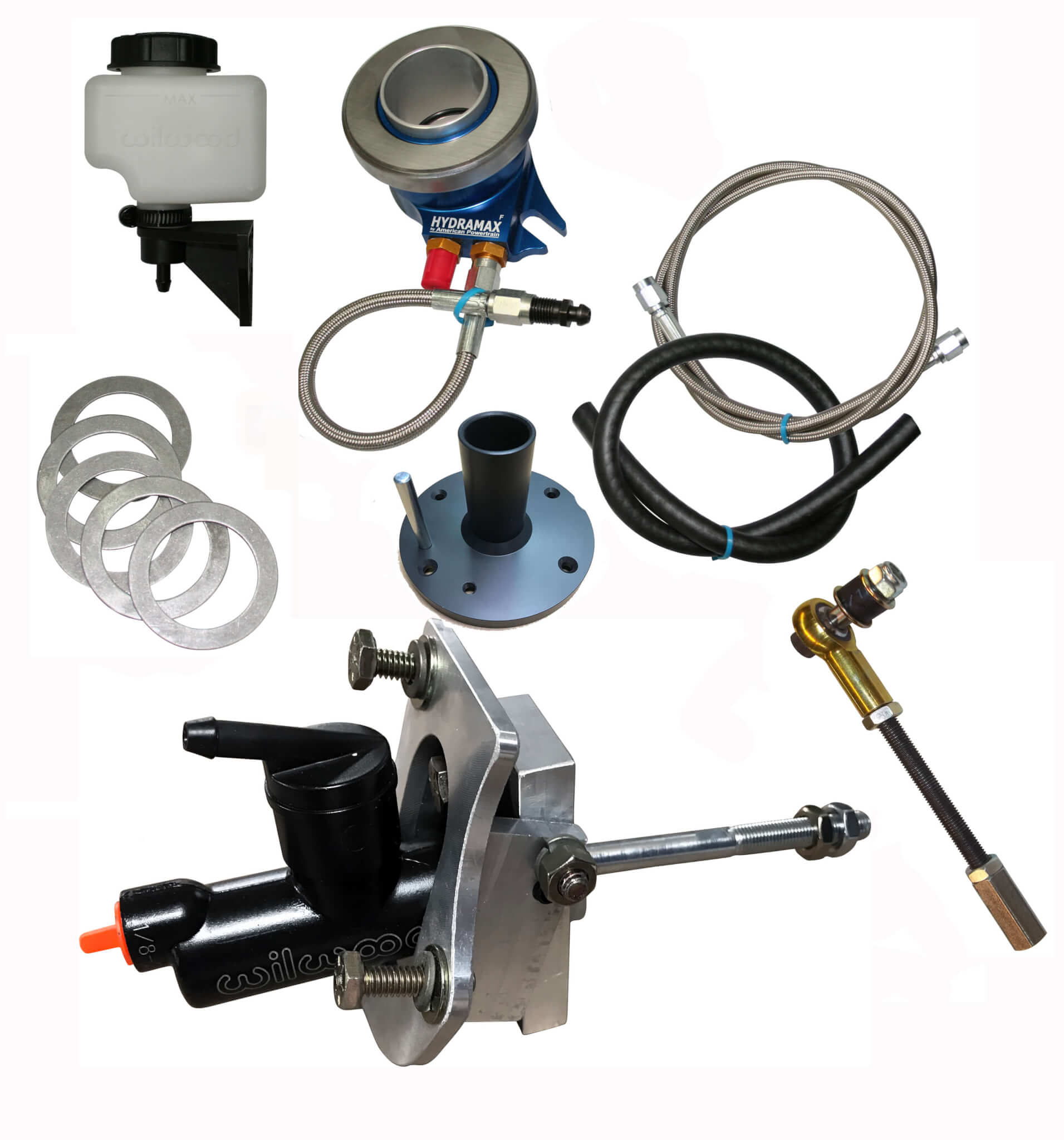 1971-73 Mustang Hydramax Hydraulic Clutch System with 429/460 FE Engines and Magnum 6-speed
