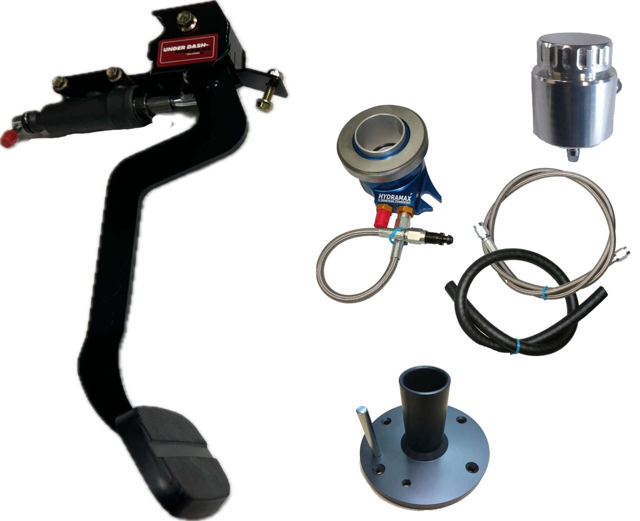1961-64 Chevy Impala Hydraulic Clutch Conversion Kit with Clutch Pedal for Tremec 6-speed, Magnum and T-56