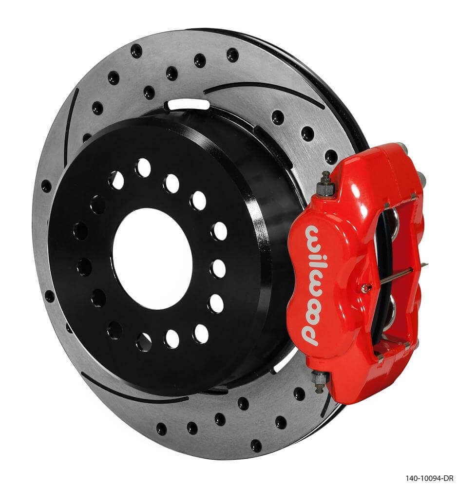 Forged Dynalite Rear 12" Brake Kit 5-lug Chevy C10 and Squarebody with integrated parking brake 140-10094