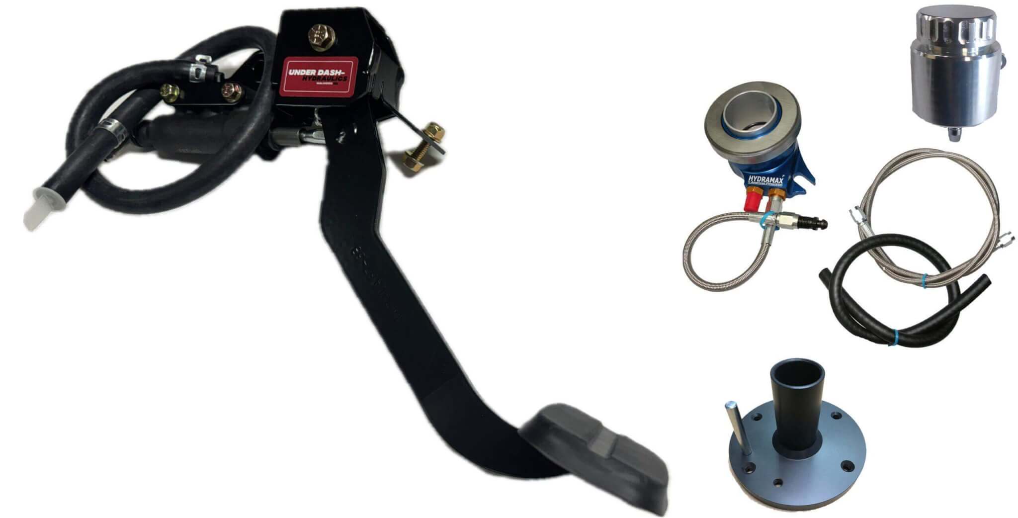 1967-68 Chevy Impala Hydraulic Clutch Conversion Kit with Clutch Pedal for Tremec 6-speed, Magnum and T-56