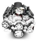 Chrysler Hemi Compatible 426 c.i. Pro Series Engine - 610 Horsepower - Deluxe Dressed - Polished Pulley Kit - Fuel Injected - Image 2