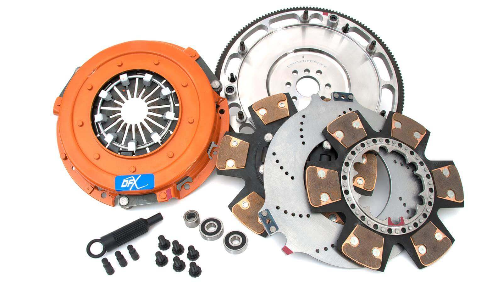 Centerforce DYAD DFX 6-puck 10.4" GM LS, LT, LSX Engines 6-bolt crank 1-1/8" input shaft 26-spline 650-1500hp